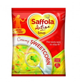 Saffola Active Creamy Sweetcorn Soup   Pack  44 grams